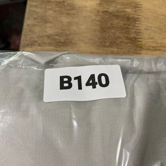 NWOT Lands' End Men's 42 Soft Putty Slim Fit Straight Chino Pants* Raw hem* - Picture 8 of 8